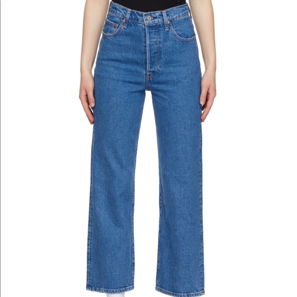 Levis Ribcage Straight Ankle Jeans
